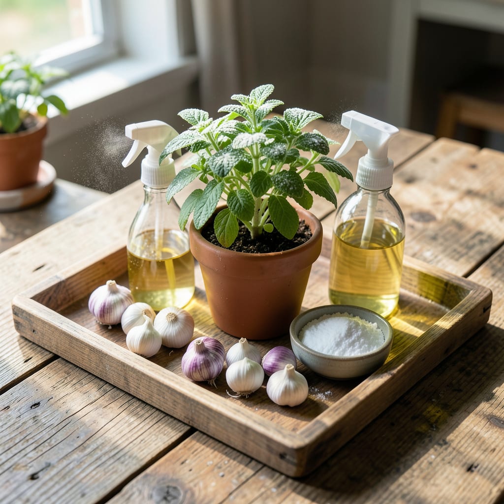 How to Treat White Mildew on Plants: Natural Solutions for Healthy Foliage illustration with key details