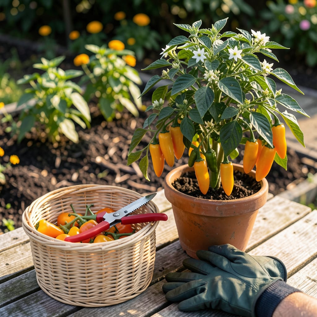 Hungarian Wax Pepper When to Pick: Perfect Harvest Timing Guide illustration with key details