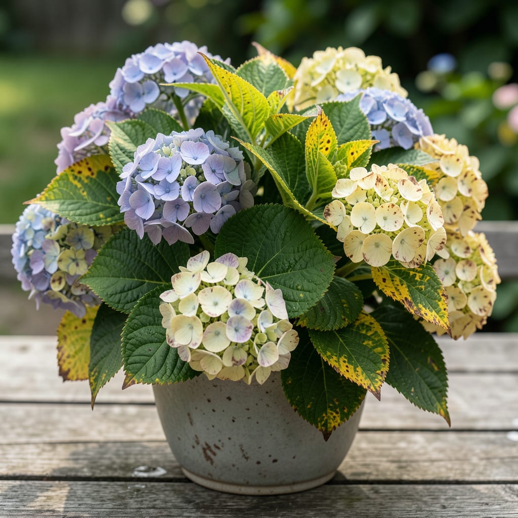 Comprehensive Hydrangea Yellow Leaves Brown Spots: Fungal Warning Signs and Fixes visual reference