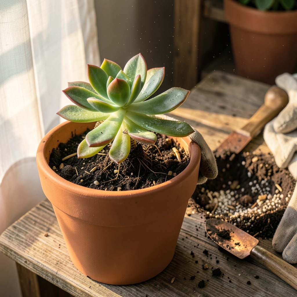 Visual representation of Ice Plant Transplanting: The Foolproof Guide for Thriving Succulents