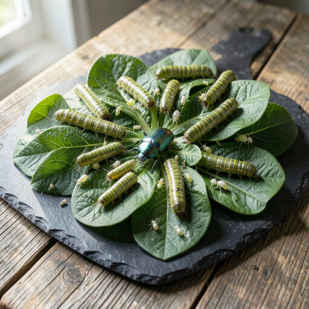 Visual representation of Insects Eating Potato Leaves: Organic Defense Strategies That Work