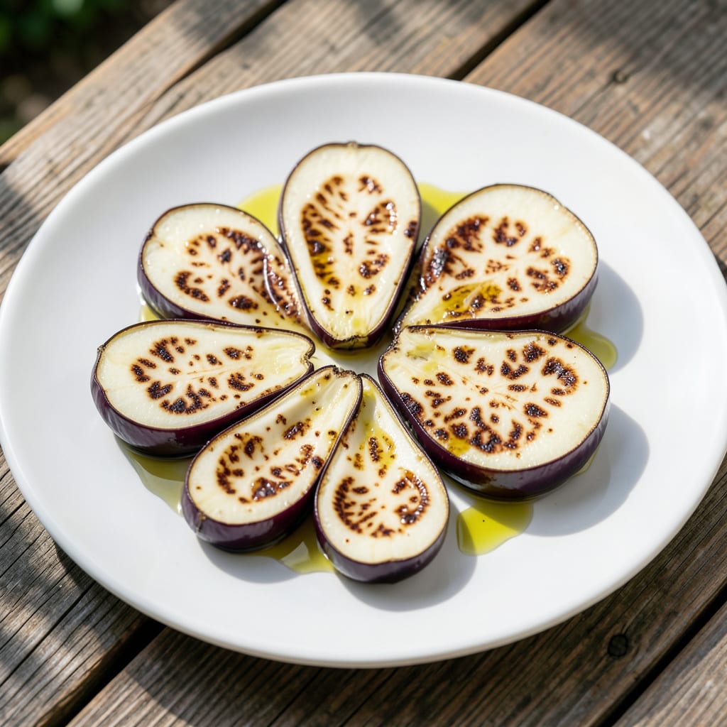 Visual representation of inside of eggplant brown spots