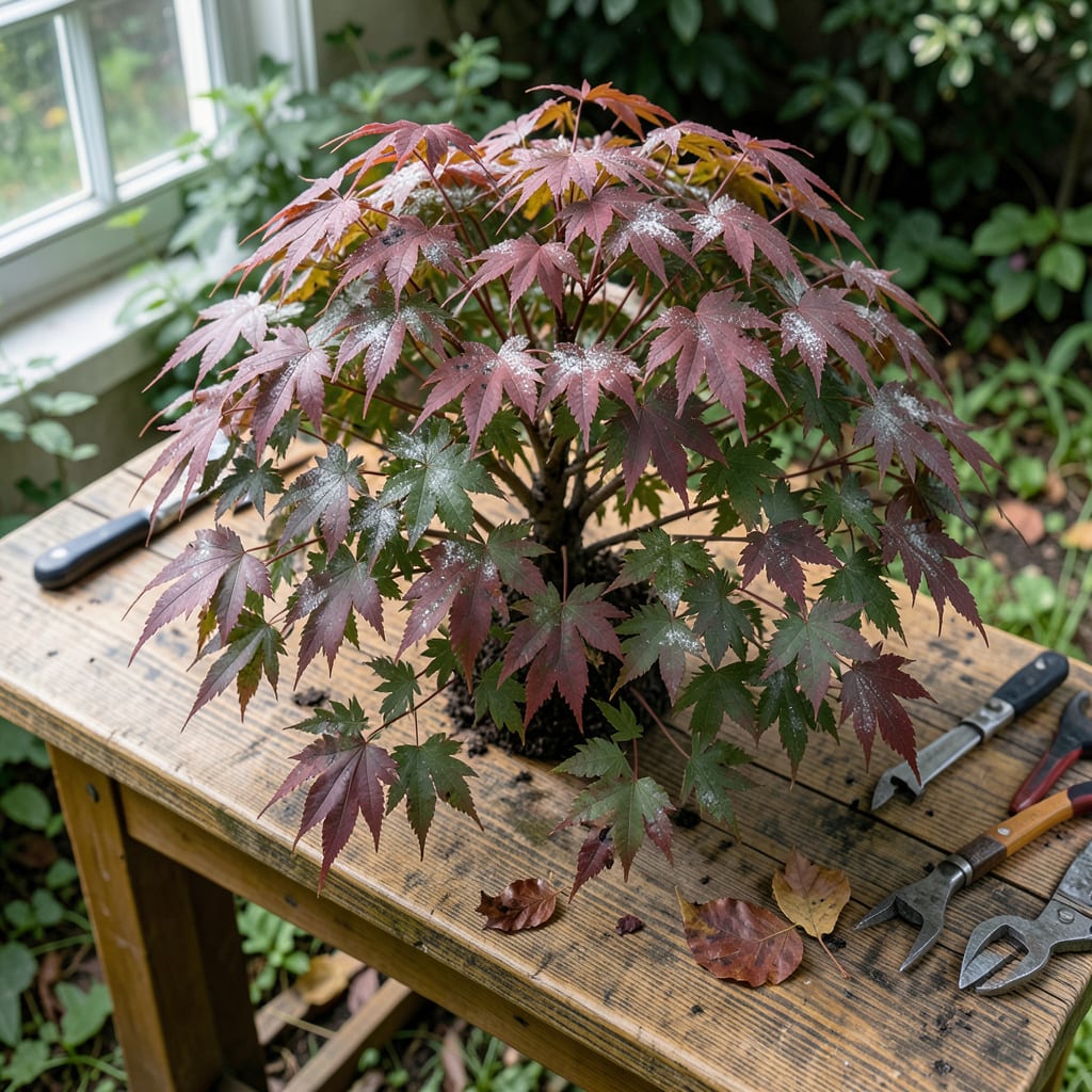 Visual representation of Japanese Maple Tree Diseases: Early Detection and Proactive Care