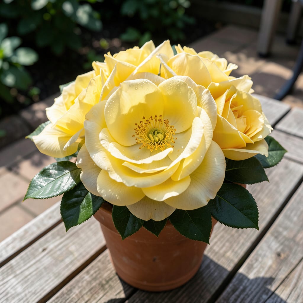 Visual representation of julia childs yellow rose