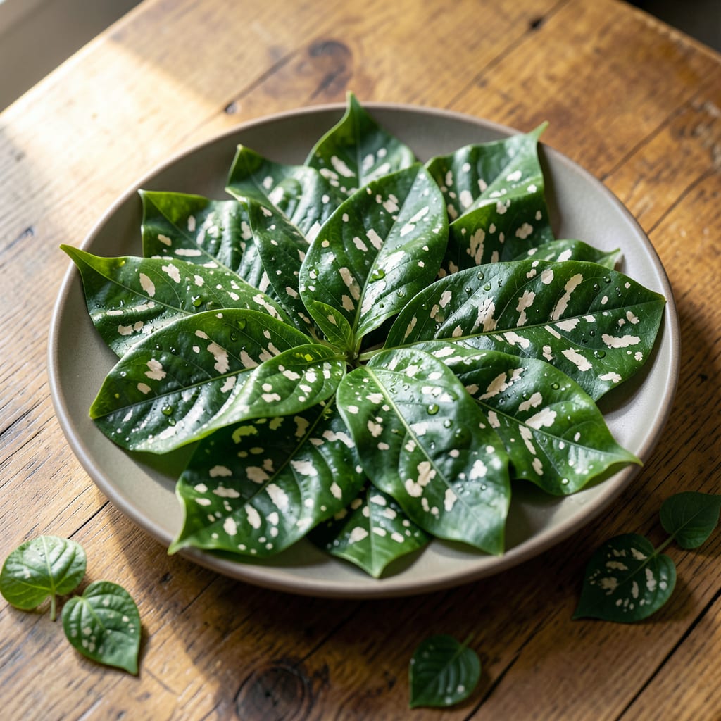 Comprehensive Large Green Leaves With White Spots: Fungal Infection Signs and Cures visual reference