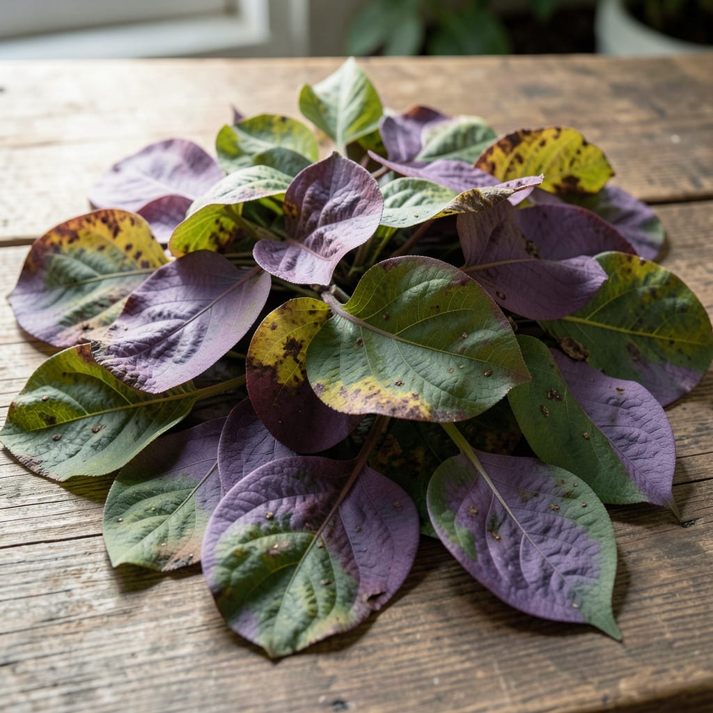 Leaf Blight Lilac Diseases: Spot and Stop the Spread Naturally example with annotations
