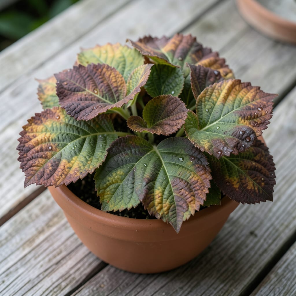 Complete Leaf Scorch on Hydrangea Leaves: Early Detection and Revival Tips overview image