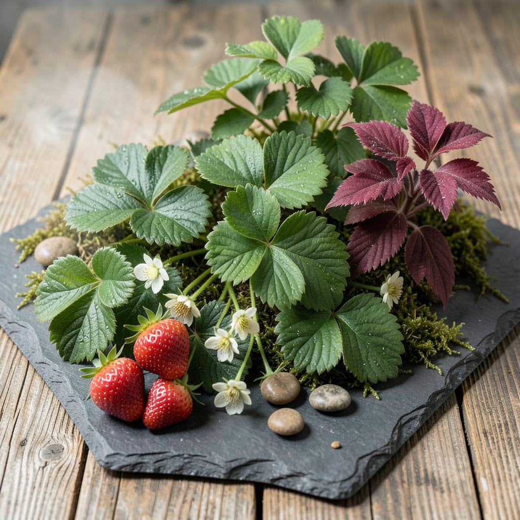 Complete leaves of three not poison ivy overview image