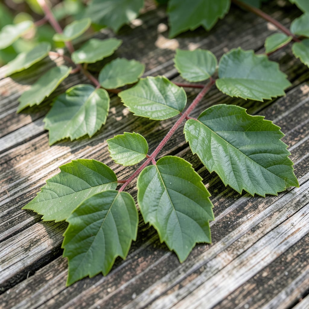 Comprehensive leaves on poison ivy visual reference