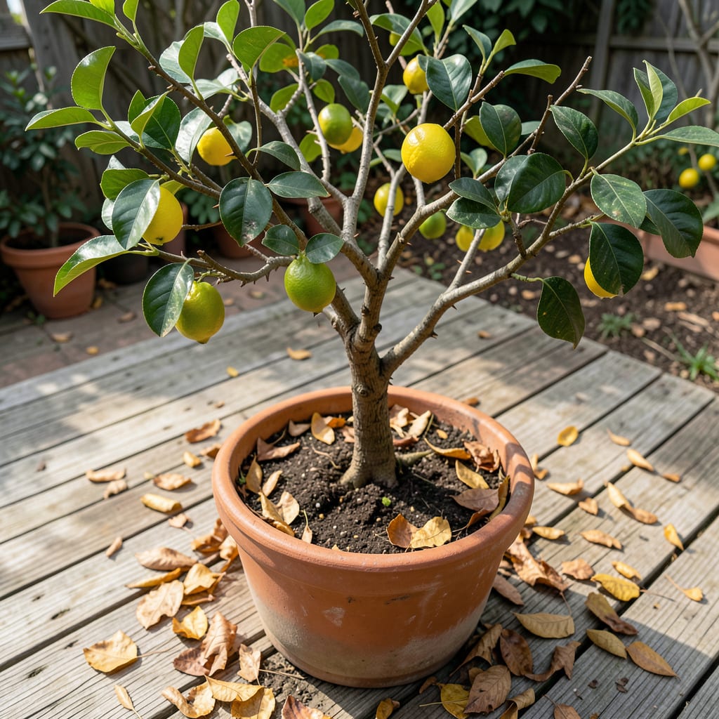 lemon tree leaves dropping off detailed visual guide