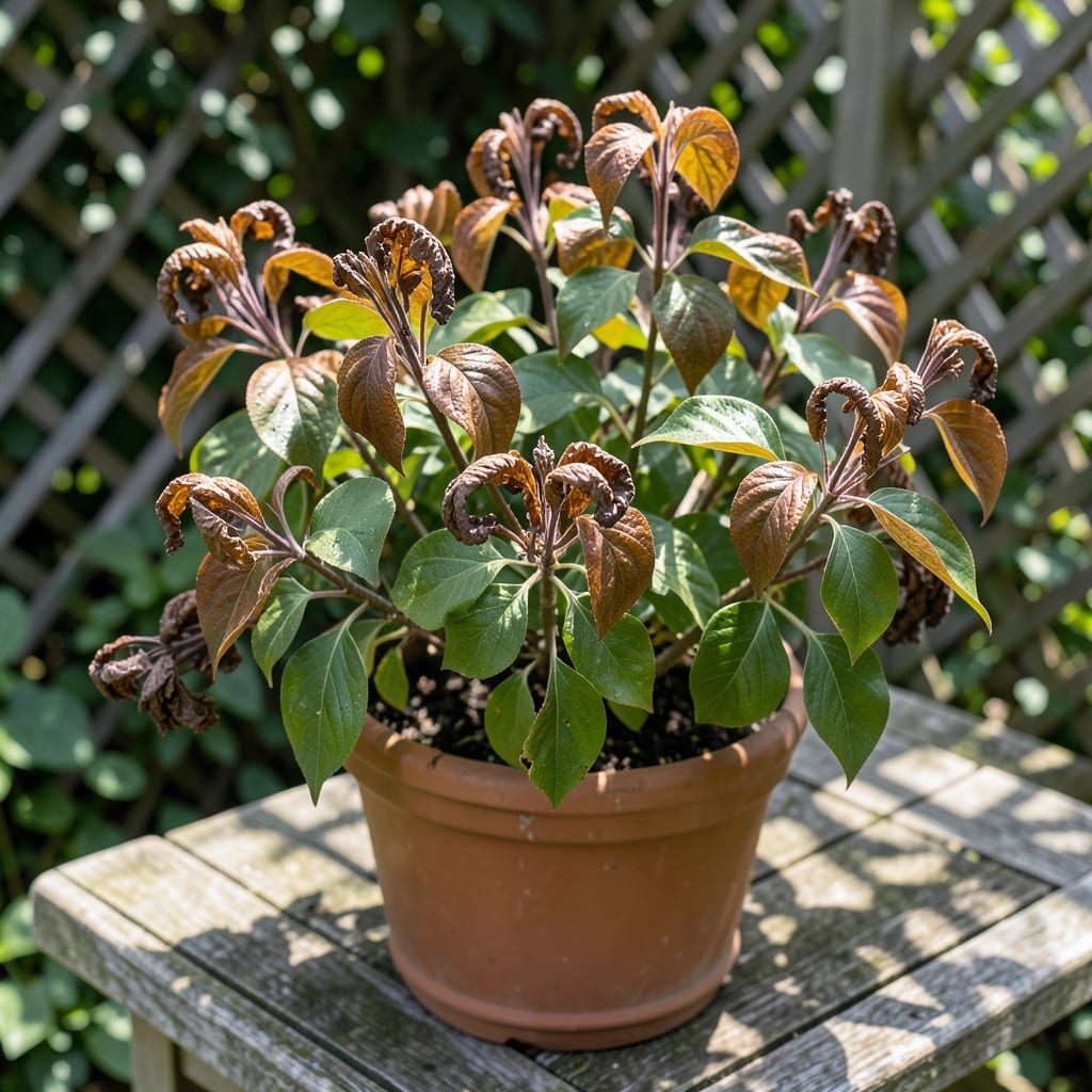 Lilac Leaves Curling And Turning Brown: Early Signs And Organic Rescue Methods illustration with key details