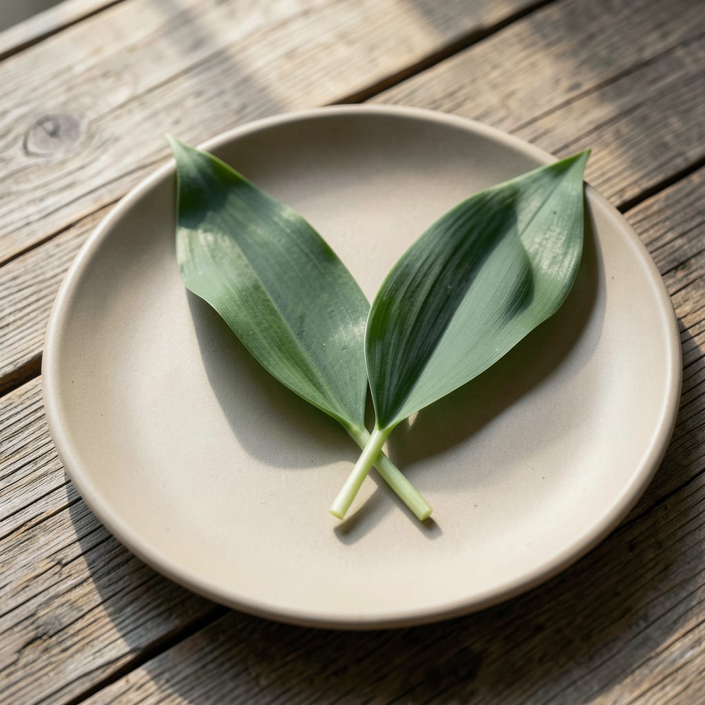 Lily of the Valley Leaves: Toxic Lookalikes and Safe Identification example with annotations