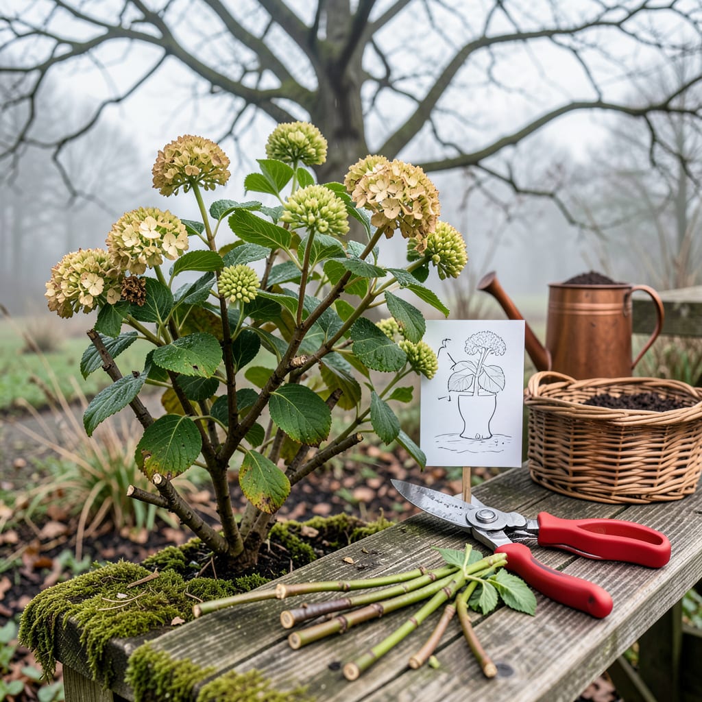 Visual representation of Limelight Hydrangea Pruning: The Key to Bigger Blooms Next Season