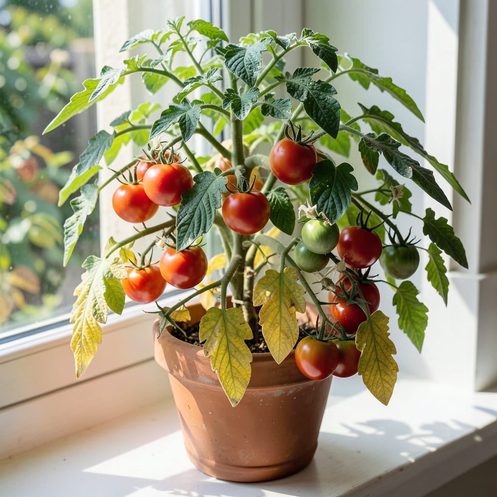 Lower Tomato Leaves Turning Yellow: Nutrient Imbalance and Fast Fixes example with annotations