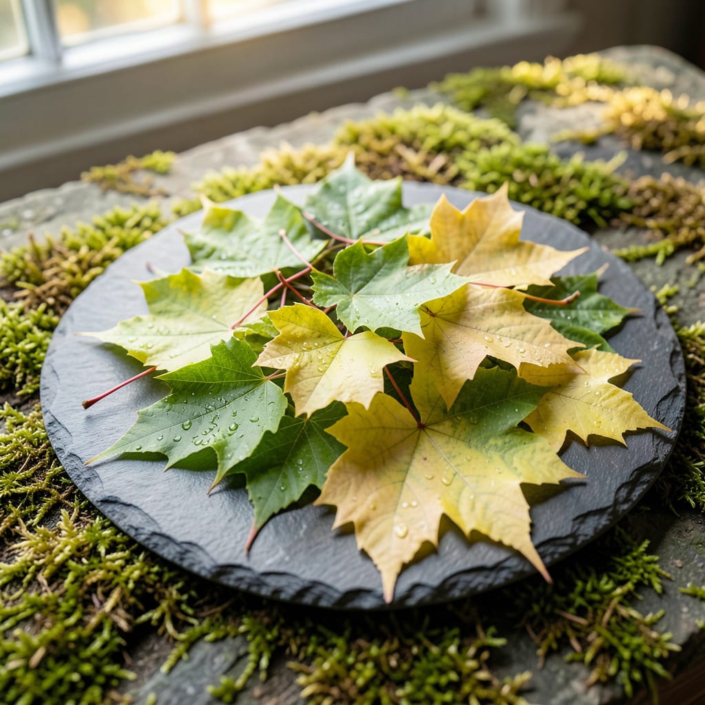 Maple Leaves in Spring: Early Season Foliage for Garden Beauty illustration with key details