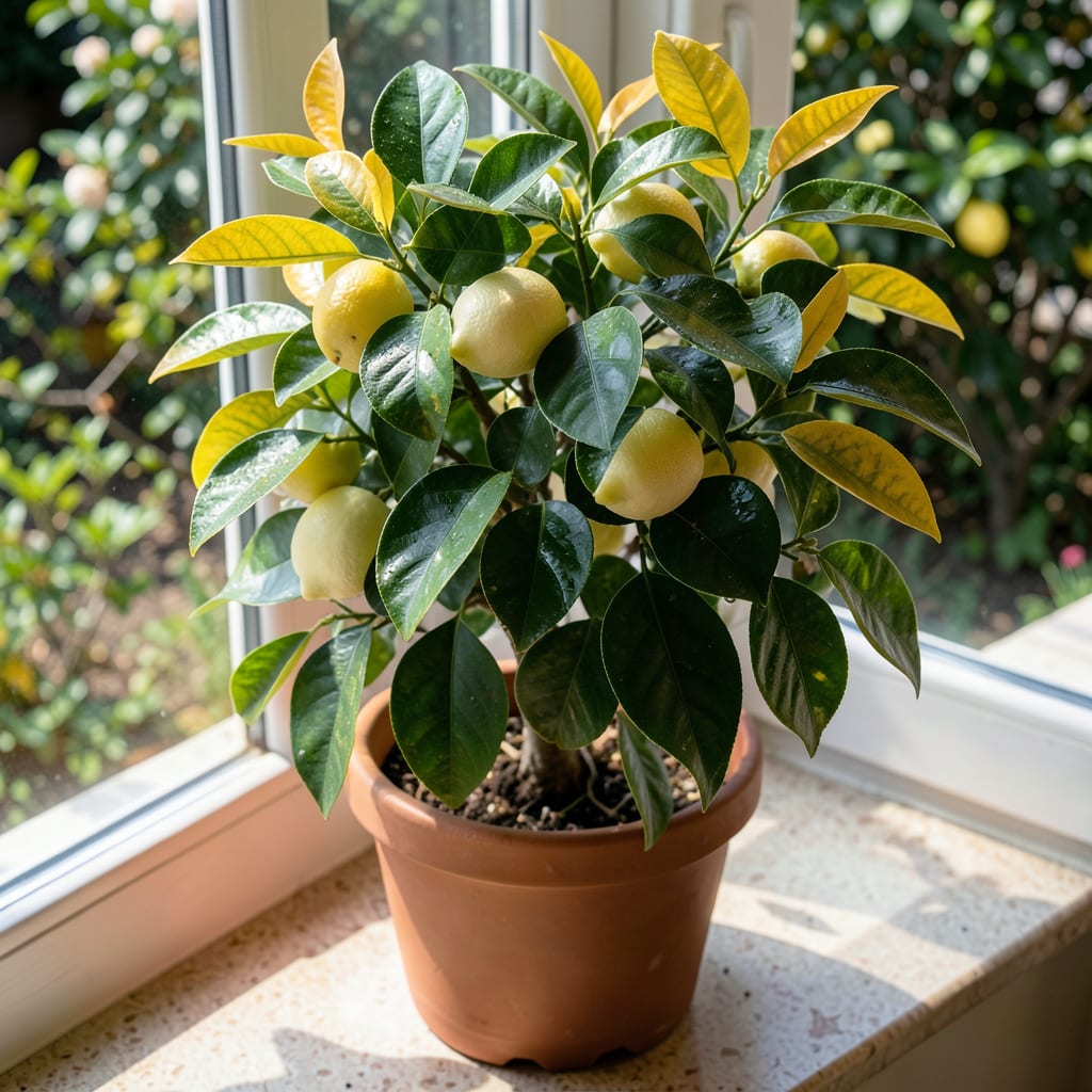 Visual representation of Meyer Lemon Tree Leaves Turning Yellow: Nutrient Deficiencies and Fixes