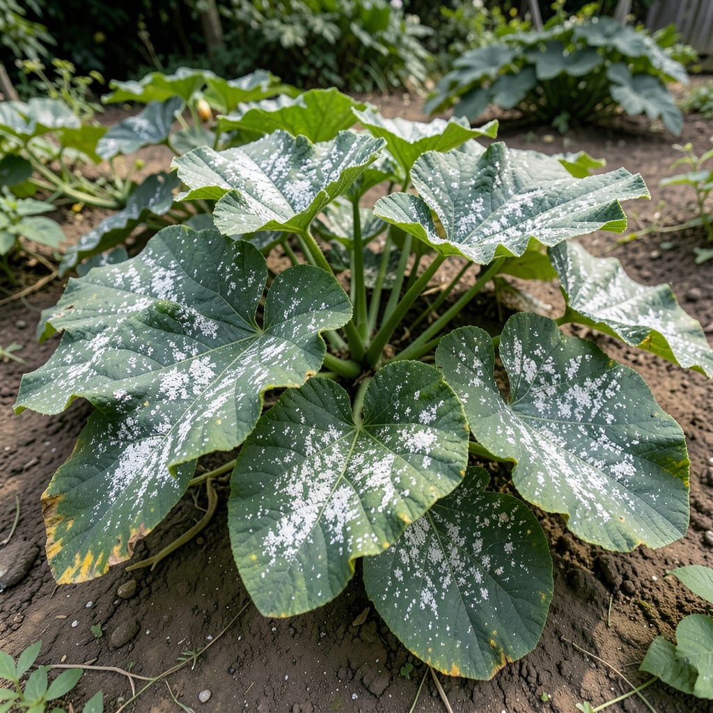 Complete Mildew on Squash Plant Leaves: Early Signs and Natural Recovery Methods overview image