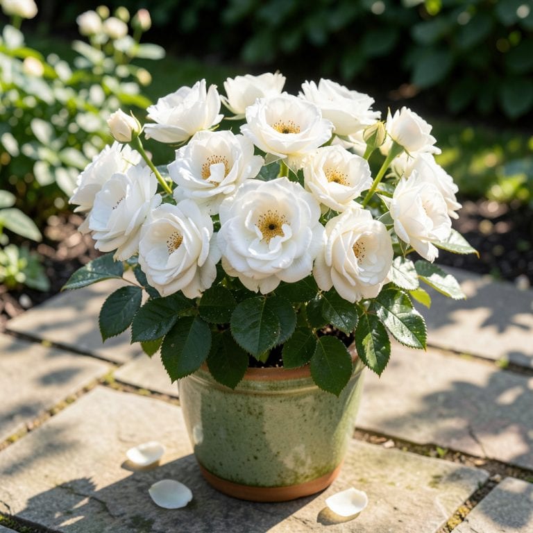 Mini White Rose Bush: Compact Elegance for Small Space Gardens Mini White Rose Bush: Compact Elegance for Small Space Gardens
