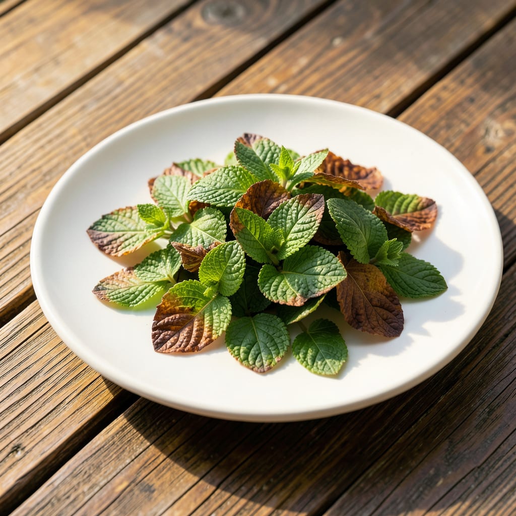 Visual representation of Mint Leaves Turning Brown: Causes And Plant Saving Solutions