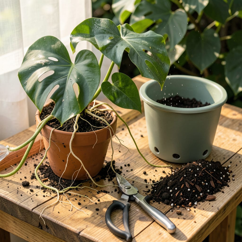 Complete Monstera Transplant Guide: Step by Step for Thriving Growth overview image