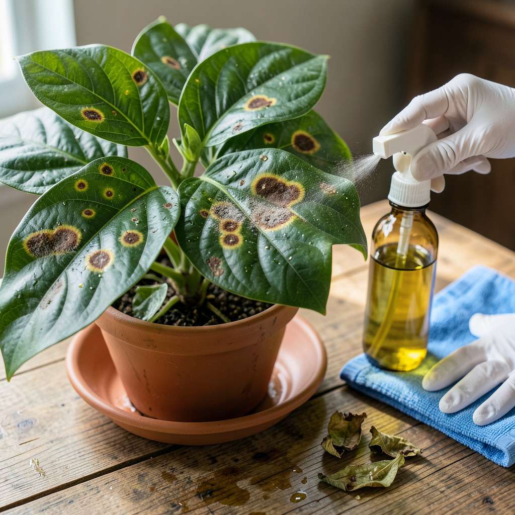Neem Oil for Leaf Spot: Organic Treatment That Stops Fungal Spread Fast
