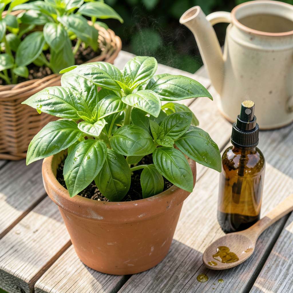 Neem Oil on Basil: Natural Pest Protection Without Harming Leaves