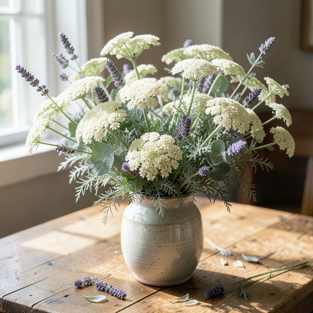 New Vintage White Yarrow: Timeless Elegance for Cottage Gardens illustration with key details