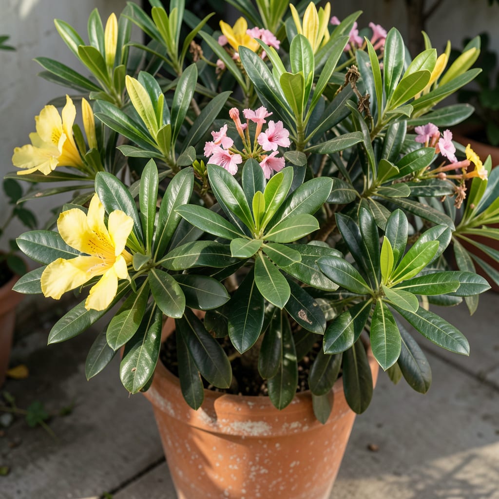 Oleander Plant Yellow Leaves: Soil pH and Watering Solutions detailed visual guide