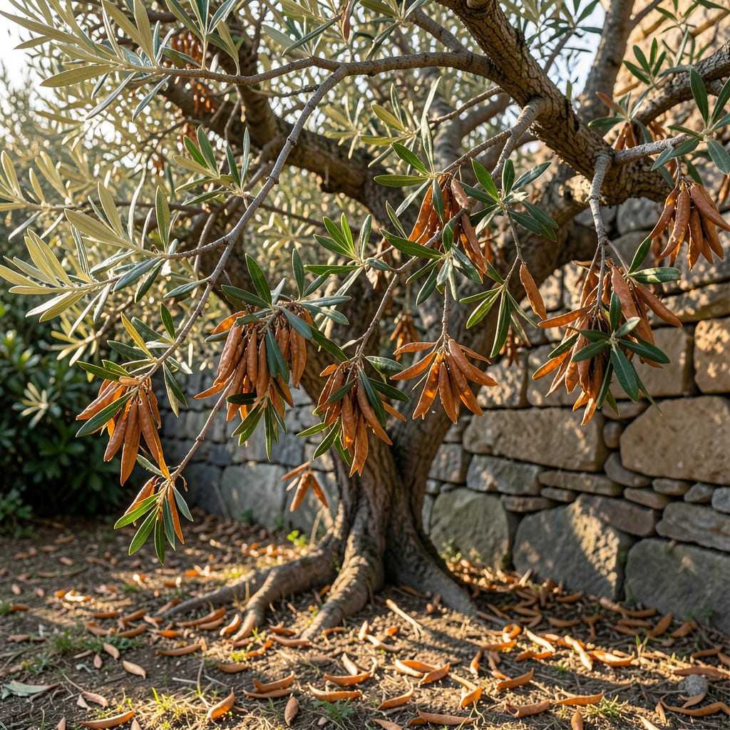 Visual representation of Olive Tree Leaves Turning Brown: Diagnosis and Revival Methods