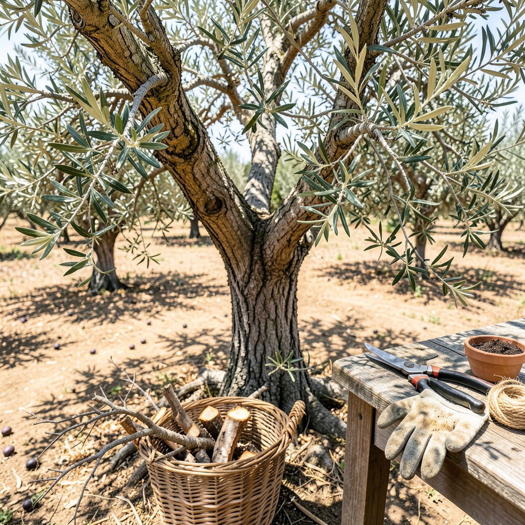 Visual representation of Olive Tree Pruning: Step by Step Guide for Healthier Growth and Bounty