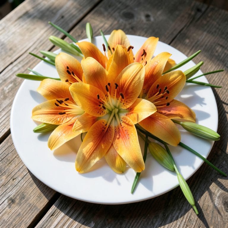 Orange and Yellow Lily: Vibrant Dual-Tone Blossoms for Pollinators Orange and Yellow Lily: Vibrant Dual-Tone Blossoms for Pollinators