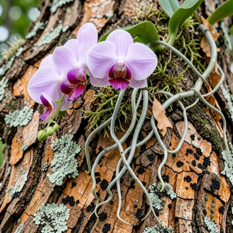 Orchid on Tree Bark: Thriving Epiphytic Beauty Without Soil Orchid on Tree Bark: Thriving Epiphytic Beauty Without Soil