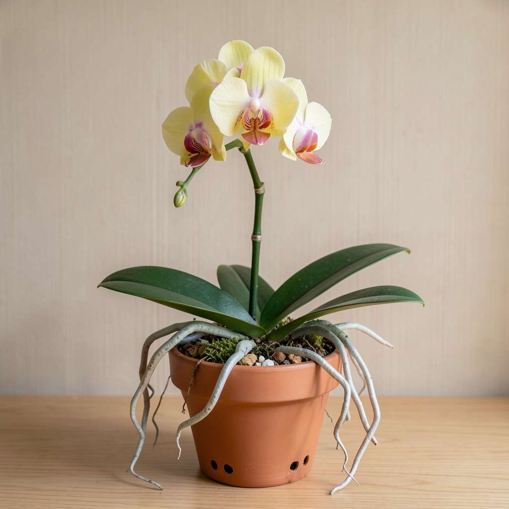 Orchid Roots Growing From Stem: Causes, Signs, and How to Manage