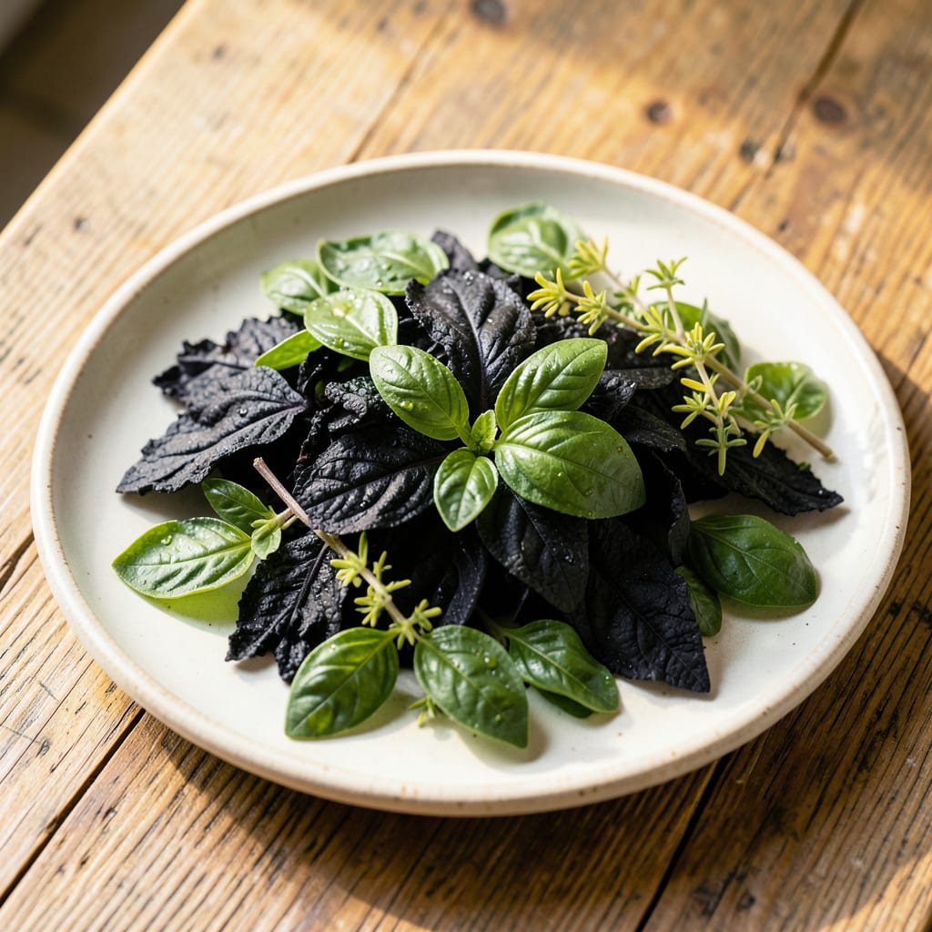 Visual representation of Oregano Leaves Turning Black: Fungal Infection or Overwatering Signs
