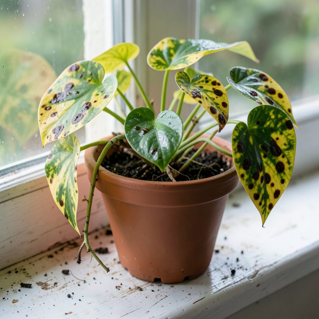 Comprehensive Overwatered Bacterial Leaf Spot Pothos: Early Signs and Plant Revival Guide visual reference