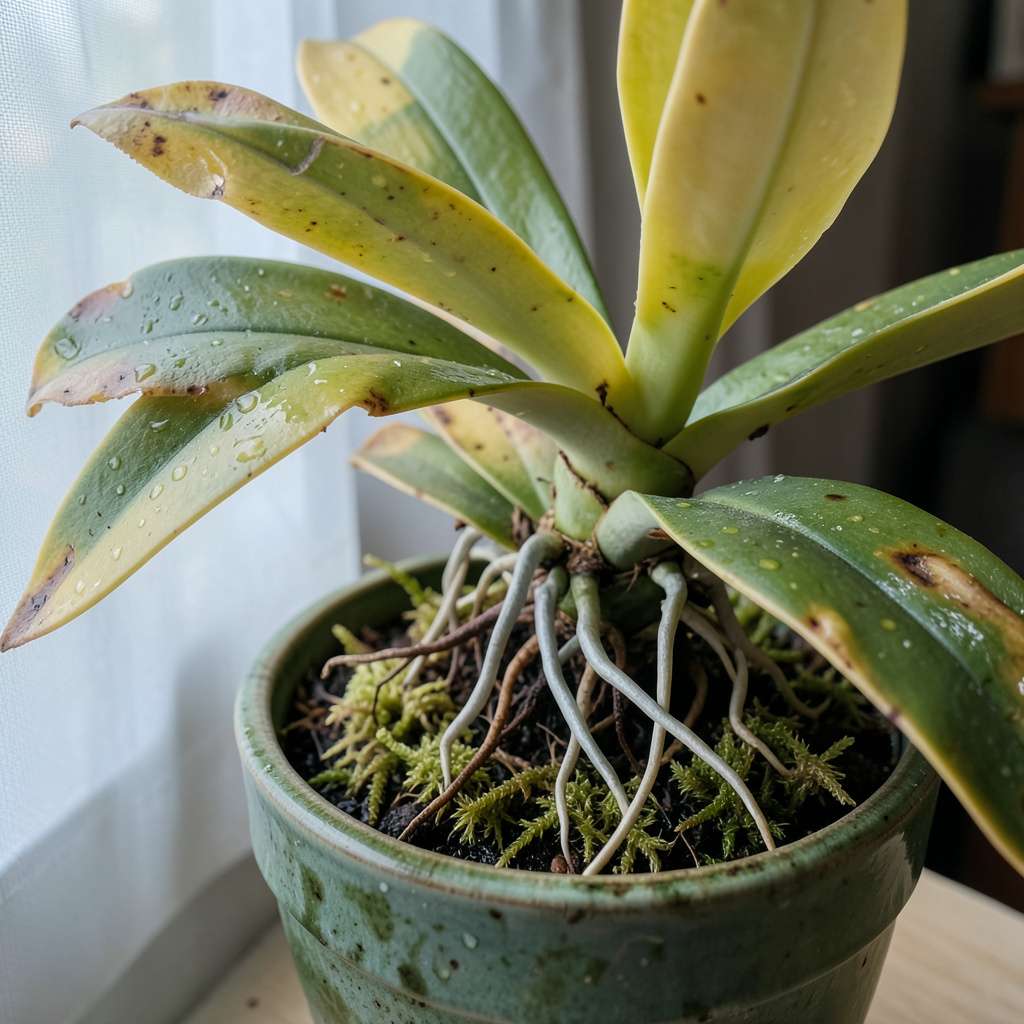 Overwatered Orchid Leaves: How to Revive Yellowing Foliage Fast