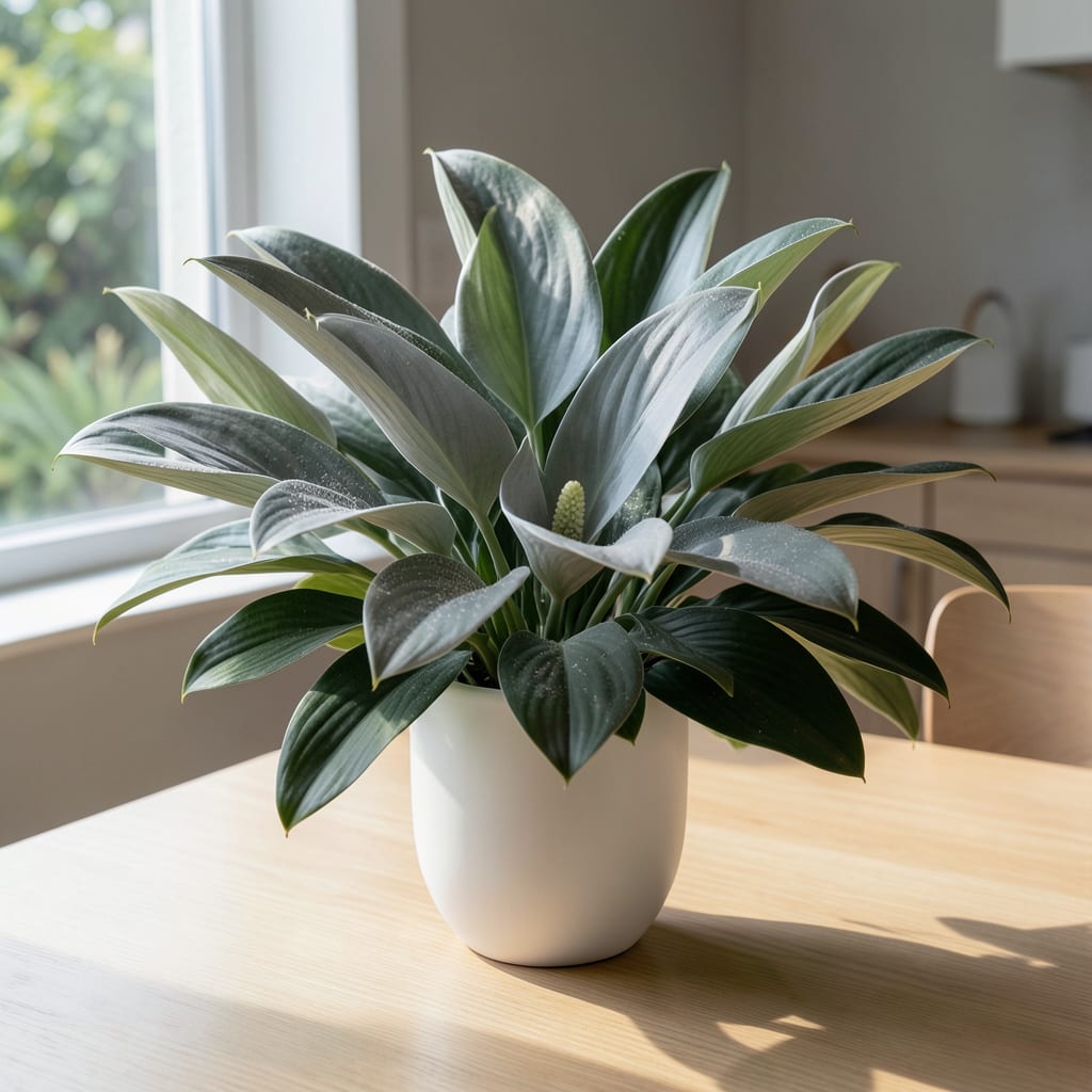 Peace Lily Grey Leaves: Rapid Diagnosis and Effective Remedies example with annotations
