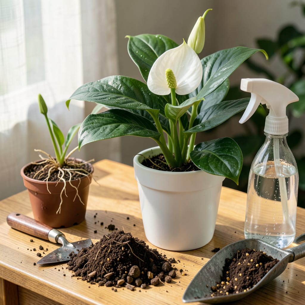 Comprehensive Peace Lily Transplant Guide: Stress Free Move for Thriving Growth visual reference