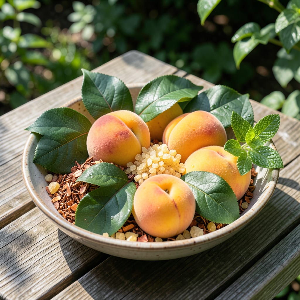 Peach Tree Leaf Curl Cure: Organic Treatment for Healthy Foliage illustration with key details