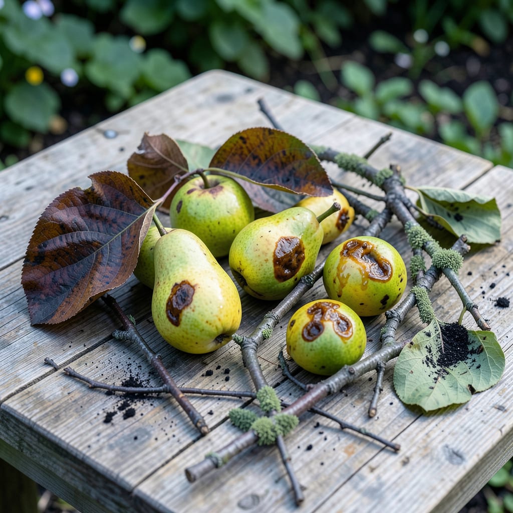 pear tree diseases images detailed visual guide