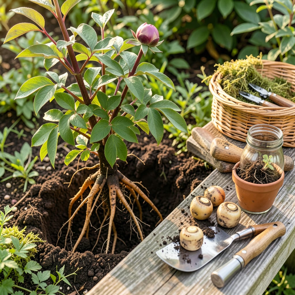 Visual representation of Peonies Transplant Guide: Foolproof Steps for Thriving Blooms Next Season