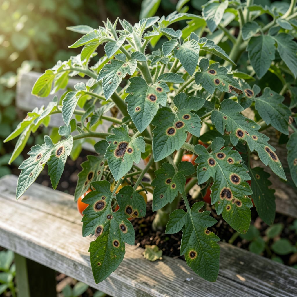 Pictures Of Brown Spots On Tomato Leaves: Early Warning Signs And Organic Cures detailed visual guide