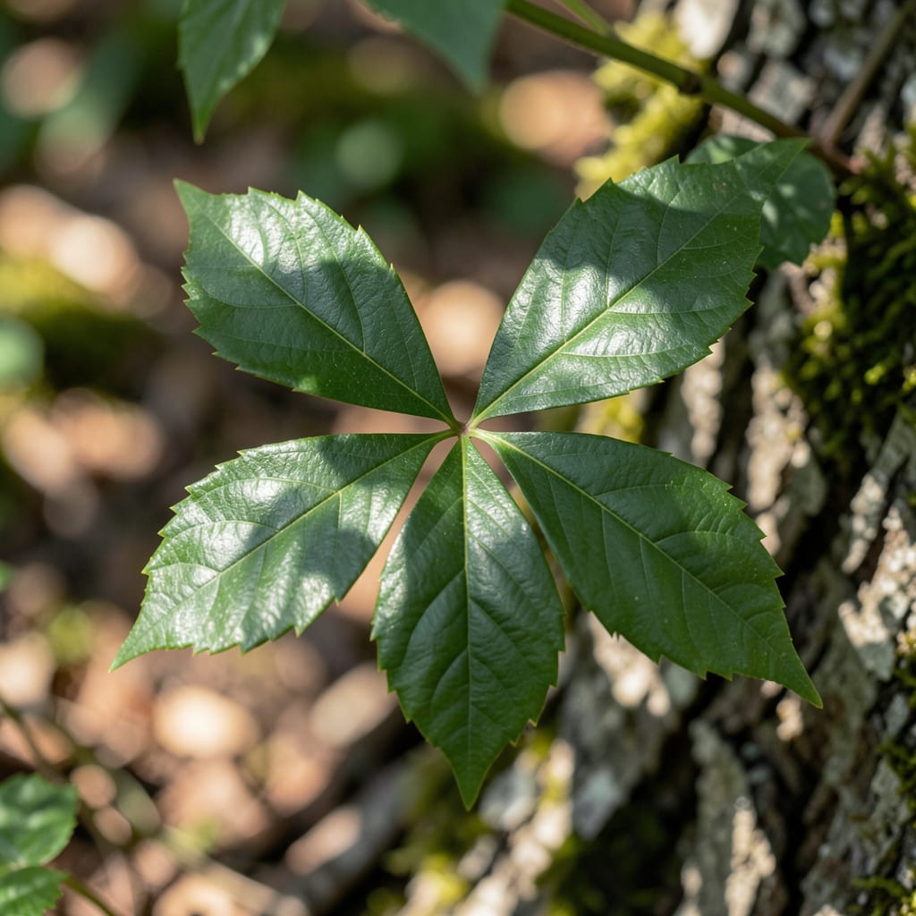 poison ivy leaves of 3 example with annotations