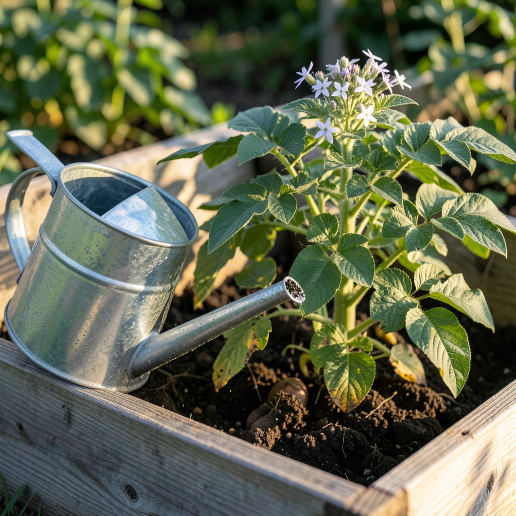 Potato Water for Plants: How to Use It as a Natural Fertilizer illustration with key details