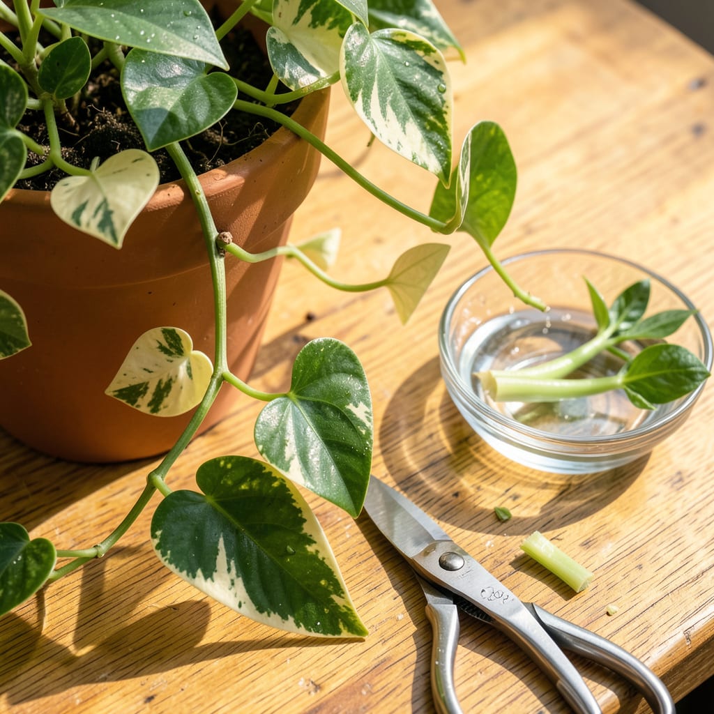 Comprehensive Pothos Pruning: The Secret to Fuller, Faster Growing Vines visual reference
