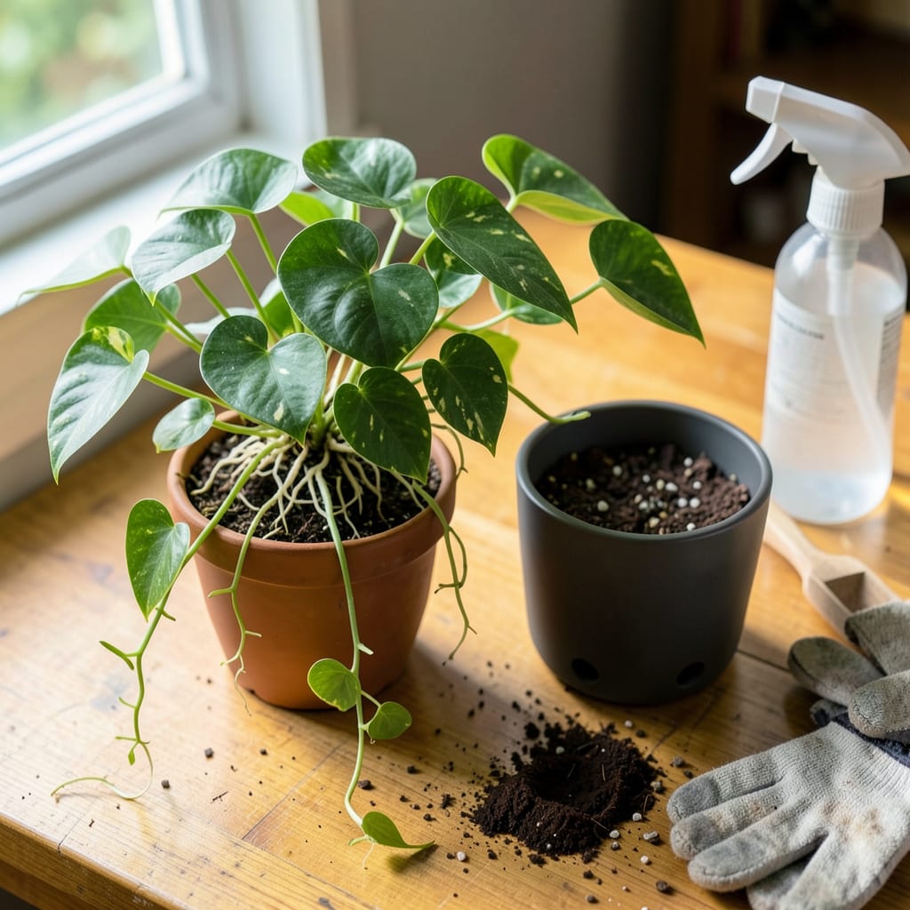 Complete Pothos Transplant Guide: Foolproof Steps for Thriving Vines overview image