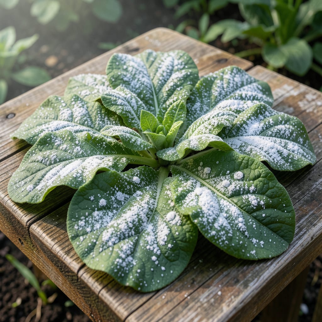 Visual representation of Powdery Fungus on Plants: Natural Remedies and Prevention Tips
