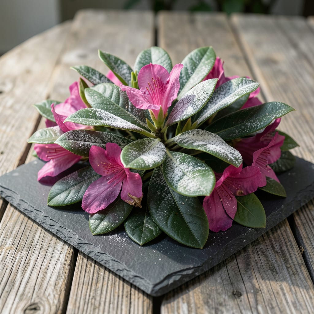 Comprehensive Powdery Mildew on Azaleas: White Fungus Control and Prevention visual reference