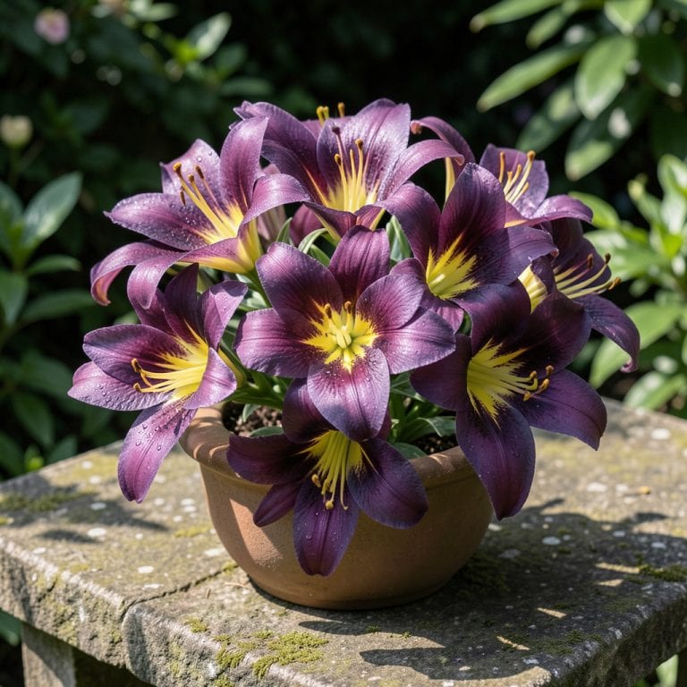 Purple and Yellow Lily: Vibrant Colors for Summer Gardens Purple and Yellow Lily: Vibrant Colors for Summer Gardens