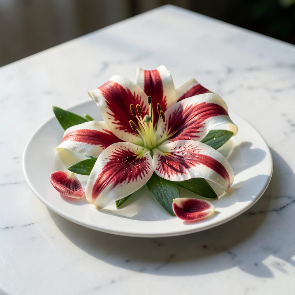 Red And White Striped Lily: Dramatic Bicolor Blooms For Garden Impact detailed visual guide